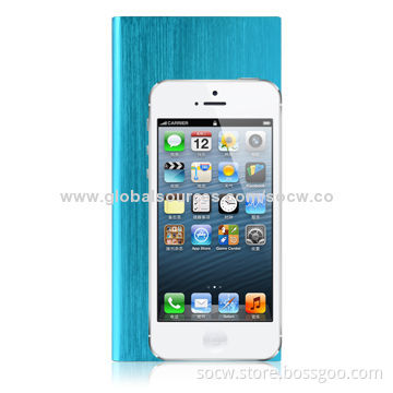Li-polymer Power Bank for iPhone with 12,000mAh and Dual USB Output Ports